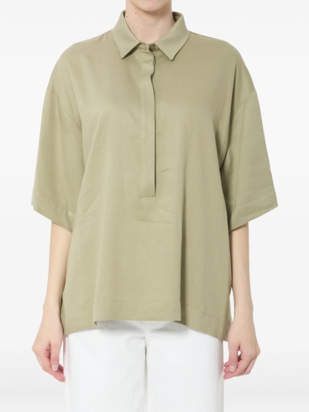 Tricou Polo The Frankie Shop verde