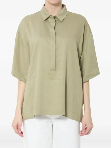 Tricou Polo The Frankie Shop verde