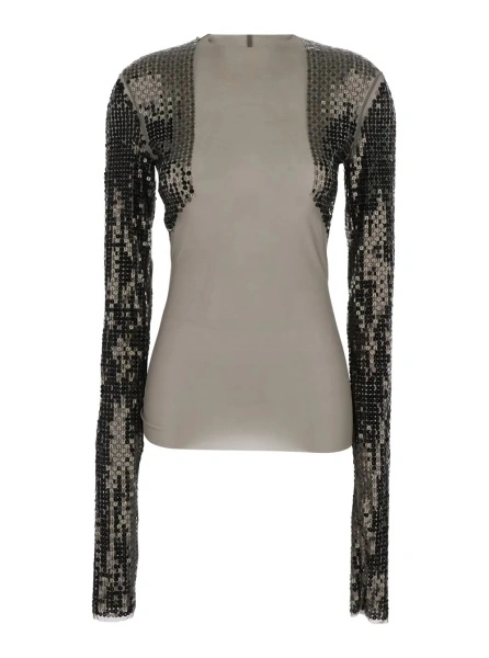 Tricou Rick Owens gri