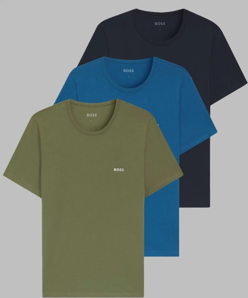Tricou Set Da Tre T-Shirt Intime In Cotone