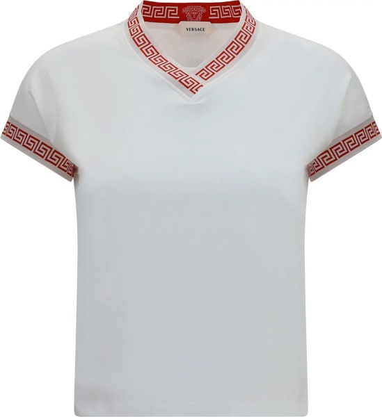 Tricou T-shirt by Versace with greca details