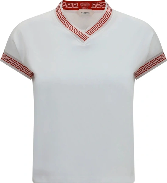 Tricou T-shirt by Versace with greca details