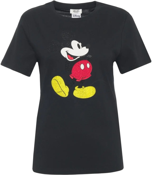 Tricou T-shirt with rhinestone application