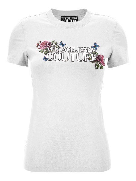 Tricou Versace Jeans Couture alb