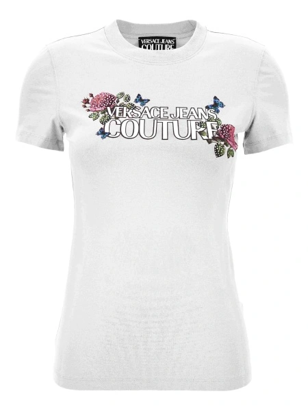 Tricou Versace Jeans Couture alb