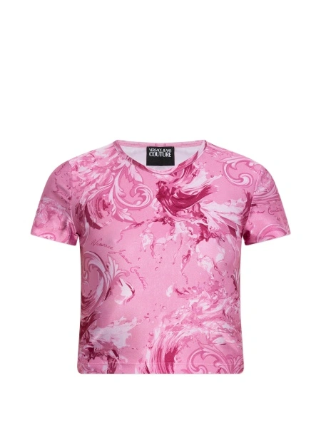 Tricou Versace Jeans Couture roz