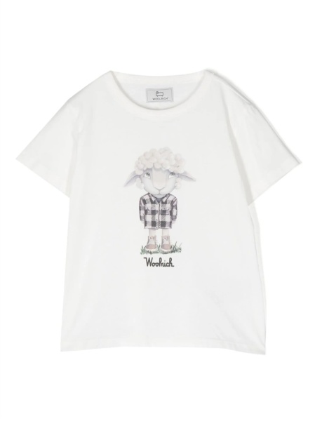 Tricou Woolrich alb