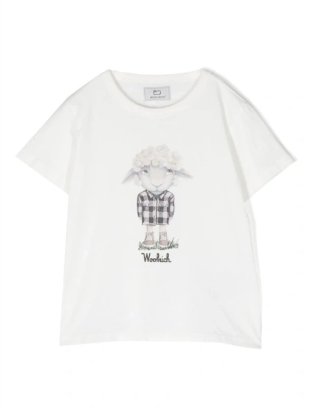 Tricou Woolrich alb