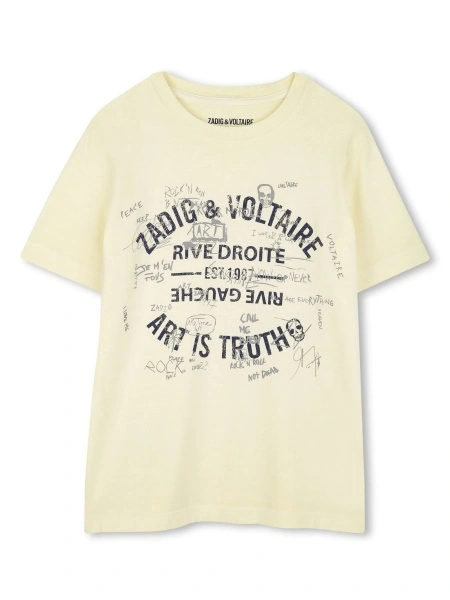 Tricou Zadig & Voltaire galben