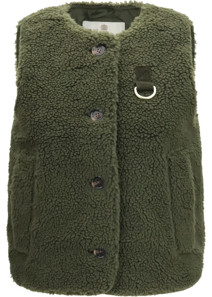 Vesta Bowes teddy fleece Gilet