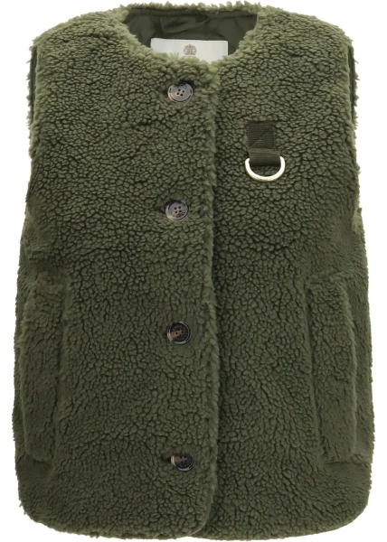 Vesta Bowes teddy fleece Gilet