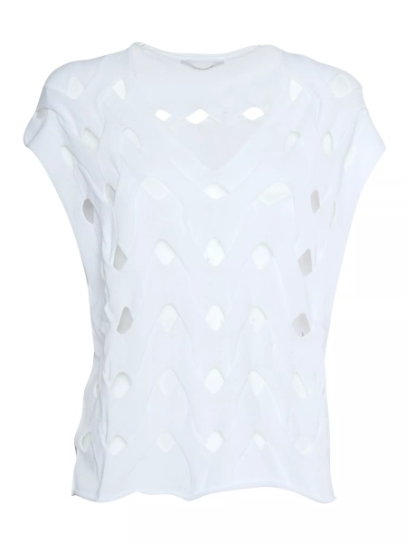 White woven-stitch