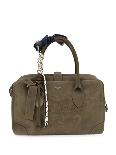 Accesorii de voiaj Golden Goose maro din piele
