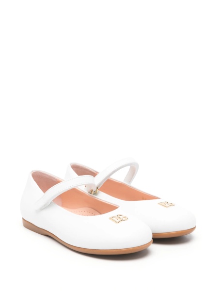 Balerini Dolce & Gabbana albi din piele