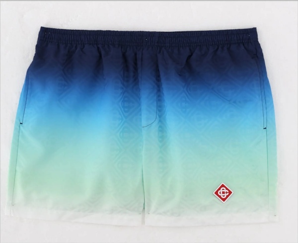Bermude Costume Da Bagno Jacquard Con Sfumatura