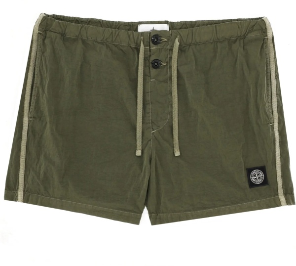 Bermude Swimsuit With Logo Patch