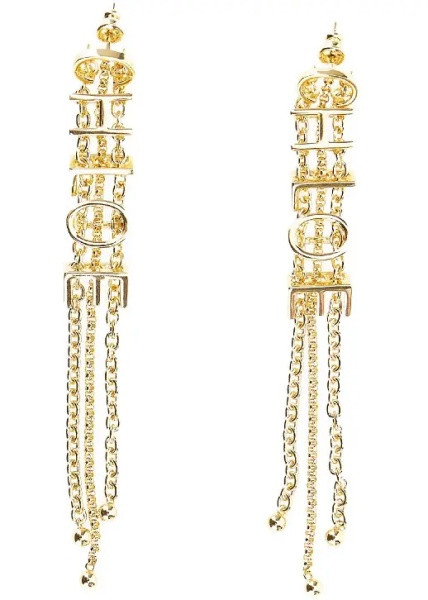 Bijuterii 'Chloé Mini Belt' earrings
