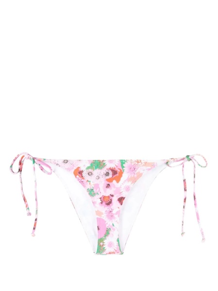 Bikini Ganni roz din poliamida si spandex/elastan