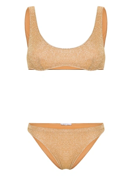 Bikini OSEREE aurii din poliamida si fibre metalice