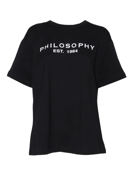 Black t-shirt with logo