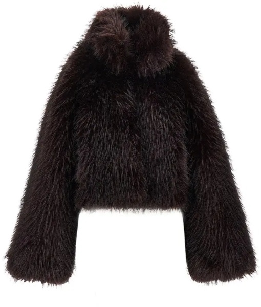 Blanuri Faux fur cropped jacket