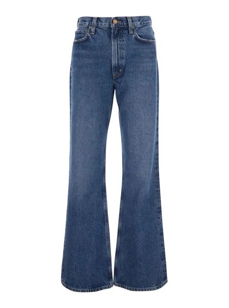 Blugi AGOLDE albastri din denim
