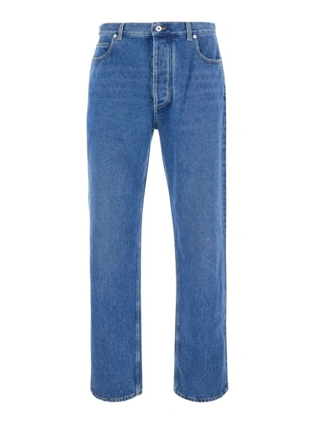 Blugi Bottega Veneta albastri din denim