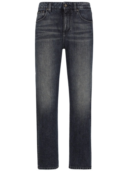 Blugi boyfriend Dolce & Gabbana negri