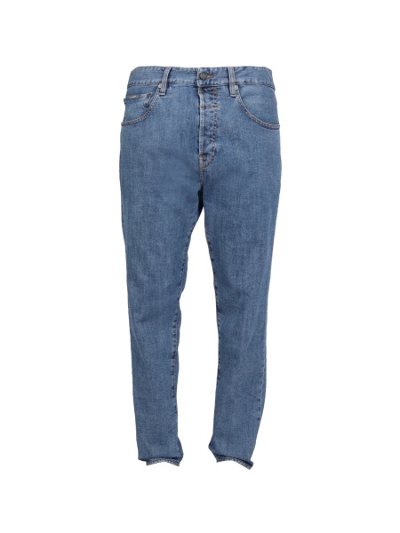 Blugi conici Lardini albastri