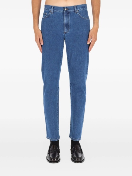 Blugi conici ZEGNA albastri