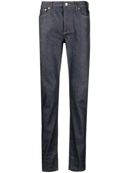 Blugi drepti A.P.C. albastri