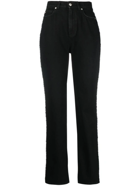 Blugi drepti Alexander McQueen negri
