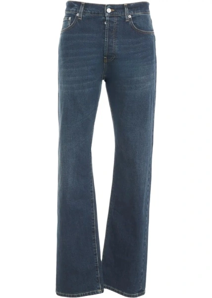 Blugi drepti Department Five albastri din denim 'Bowl'