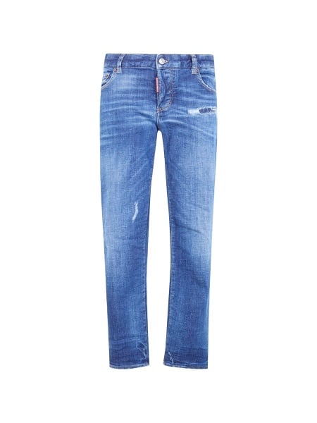 Blugi drepti DSQUARED2 albastri