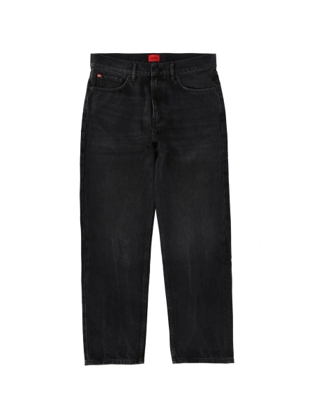 Blugi drepti Hugo Boss negri
