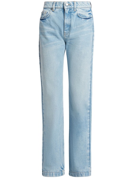 Blugi drepti Stella McCartney albastri