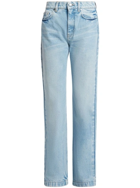 Blugi drepti Stella McCartney albastri