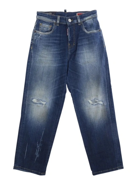 Blugi DSQUARED2 albastri din denim