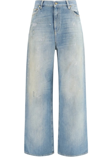 Blugi Embroidered logo denim Jeans