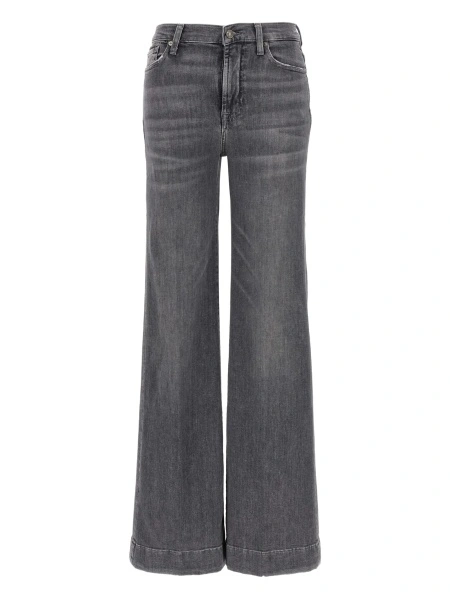 Blugi evazati 7 For All Mankind gri