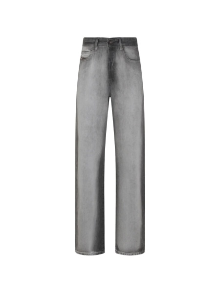 Blugi evazati Diesel gri