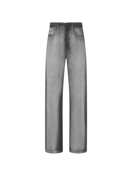 Blugi evazati Diesel gri