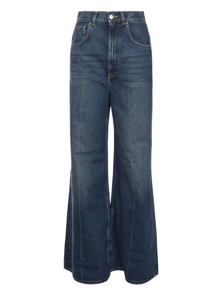 Blugi evazati Stella McCartney albastri