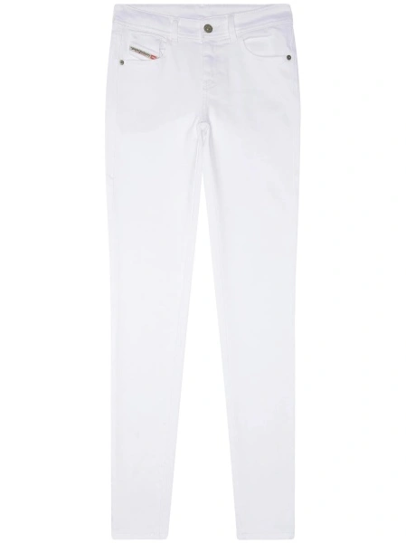 Blugi Skinny Diesel albi