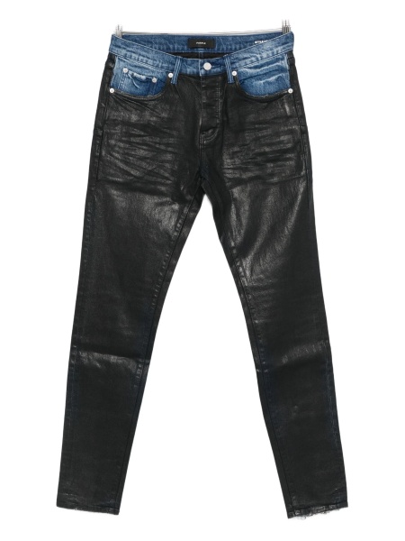 Blugi slim fit PURPLE BRAND negri