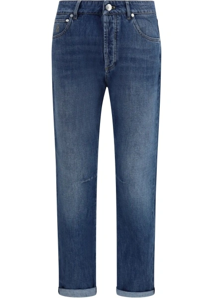 Blugi Straight five-pocket Jeans in cotton