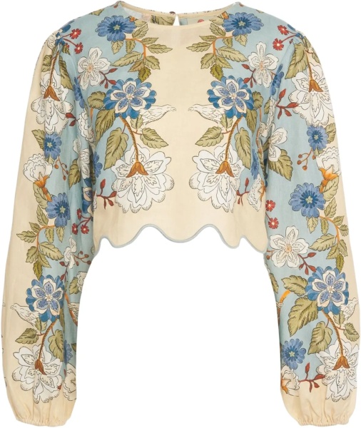 Bluza Blouse with floral pattern