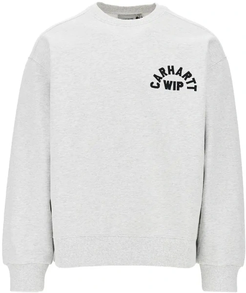 Bluza de trening Carhartt gri din bumbac