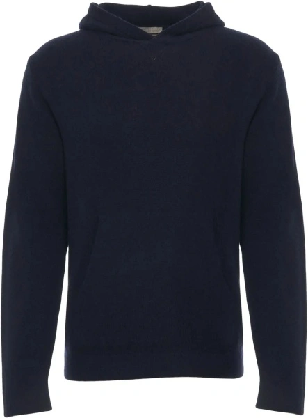 Bluza de trening Daniele Fiesoli albastra din casmir