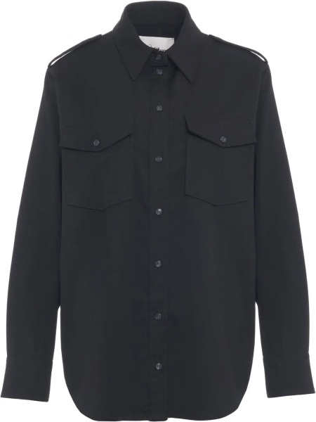 Bluza Shirt blouse with epaulettes